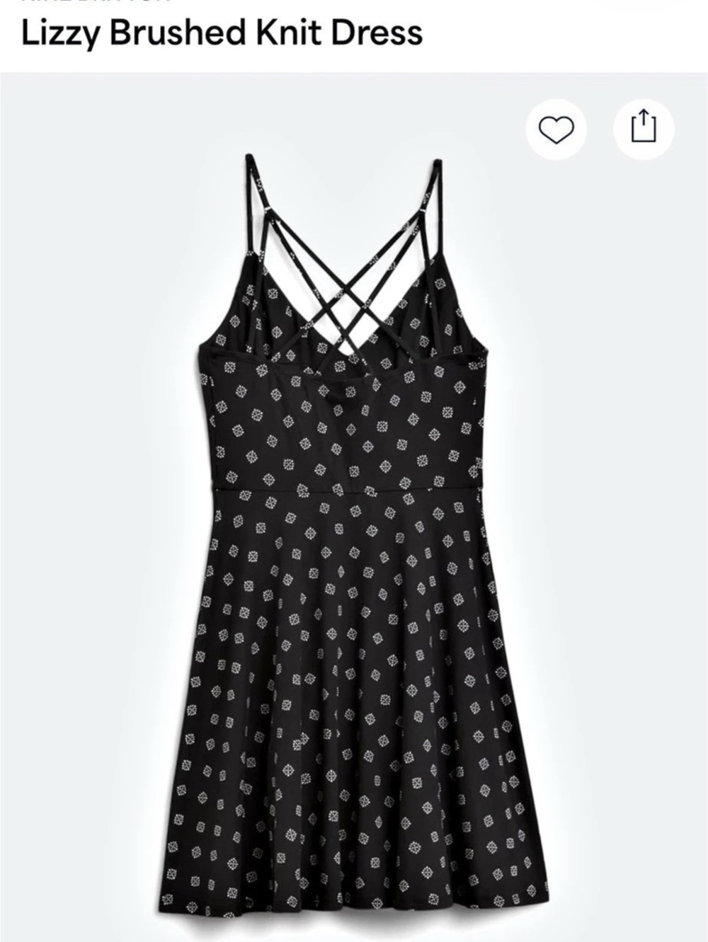 Nine Britton Lizzy Brushed Knit Dress Mini Black & White Size LP